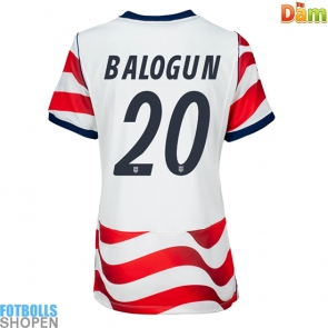 Billiga Förenta stater Folarin Balogun #20 Hemmatröja Dam VM 2026 Kortärmad